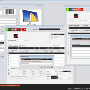 Logiciel de gestion commerciale Tunisie - Mega Commercial - Module N° de série - Logiciel gestion commerciale avec numéro de série - Logiciel gestion stock avec numéro de série