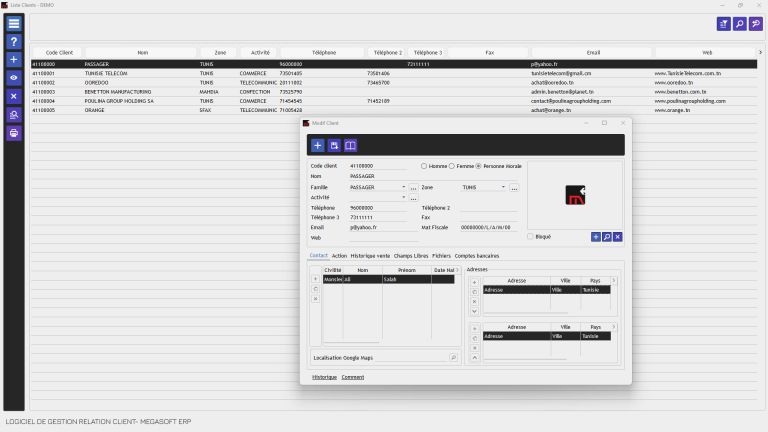 crm logciel, logiciel gestion relation client