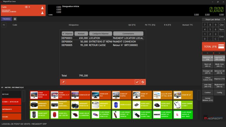 logiciel caisse enregistreuse tunisie, caisse tactile tunisie, logiciel caisse tunisie